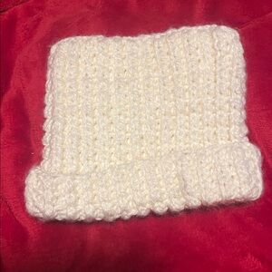 Cozy Cream Knit kids Beanie